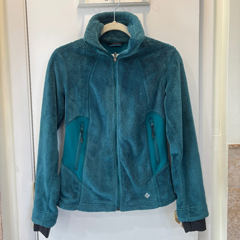 Teal Columbia Zip Up Jacket XS